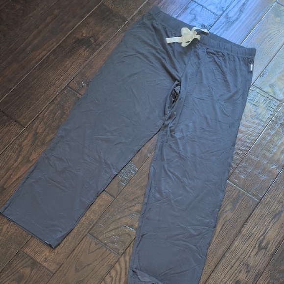 BOODY I NWT Storm Blue-Grey Drawstring Goodnight Sleep Lounge Pajama Pants, L - Picture 3 of 16